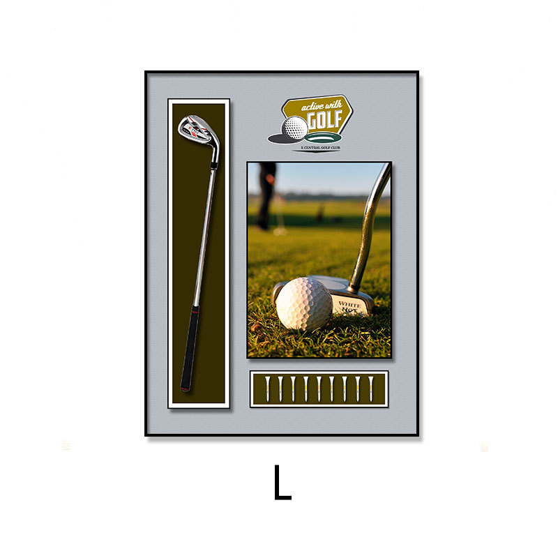 Golf colgando pintura sala de estar pintura decorativa sofá fondo pared pintura pasillo mural club colgando pintura