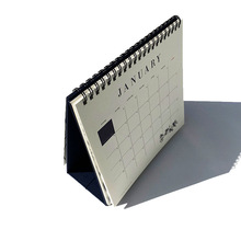 高级感复古2026年台历 环保肌理纸张月历 创意新年商务日历定制