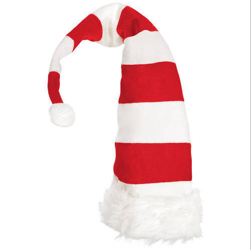 Nuevo sombrero de Navidad suministros de fiesta de baile de Navidad venta caliente sombrero de Navidad suministros de decoración de Navidad sombrero de rayas de Navidad