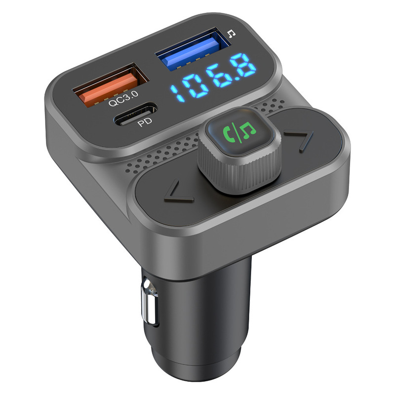 多機能車 MP3 プレーヤー U ディスク車の周囲光デュアル PD 高速充電車の Bluetooth FM トランスミッター|undefined