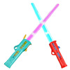 Telescopic lightsaber with laser, toy, flashing light stick for boys, Birthday gift