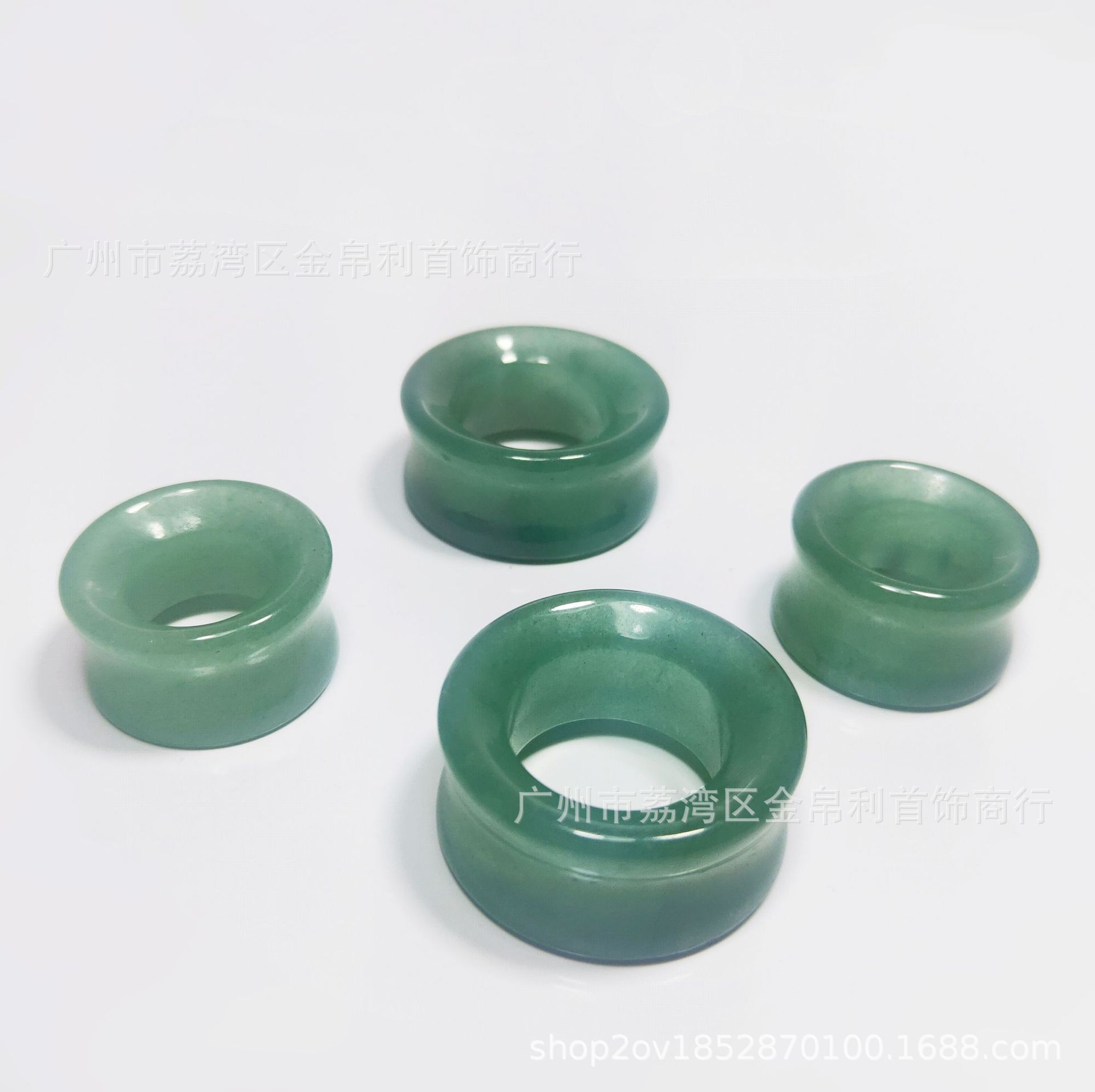 Piercing jade, earrings, accessory, (Cross-border trading)