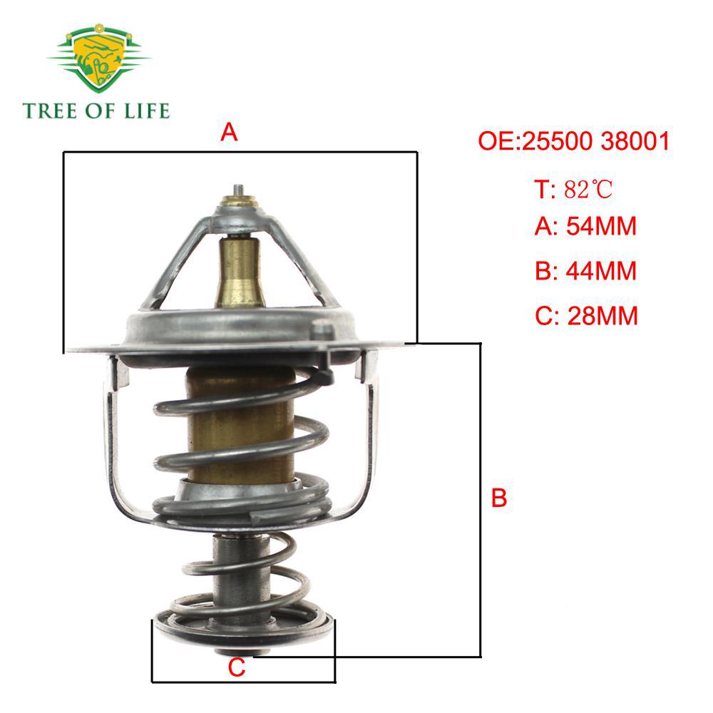 25500 - 38001 Es adecuado para el actuador de refrigerante del motor de 82 ° C de Kia Santa Fe