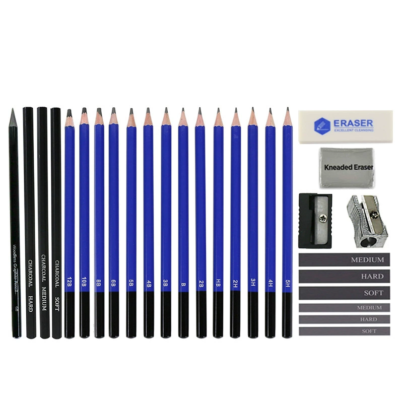 Pencil, art set, 26 pieces