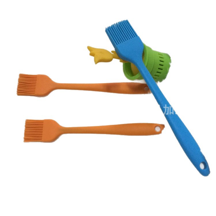 Los fabricantes suministran cepillo de silicona herramientas para hornear cocina necesidades diarias cepillo de aceite barbacoa condimento cepillo suave