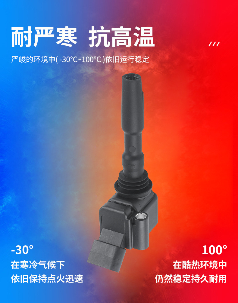 Ignition Coil 04E905110A 04E905110B 04E905110C 0986221057 Suitable for Audi