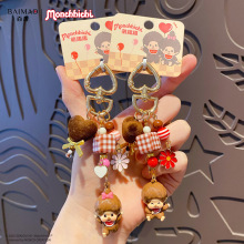 百茂正版萌趣趣挂件diy手机链 可爱萌粒小鼻噶情侣钥匙扣书包挂饰