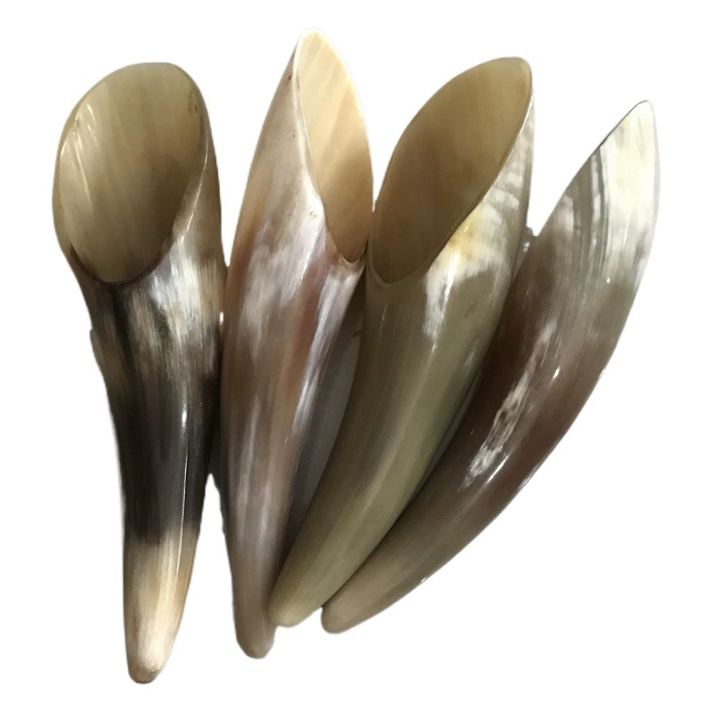 Рожковая трубка для соскабливания, большой чайный Пион от 18 до 21 см/Рожковая трубка, соскабливающая трубка, рожковая расческа