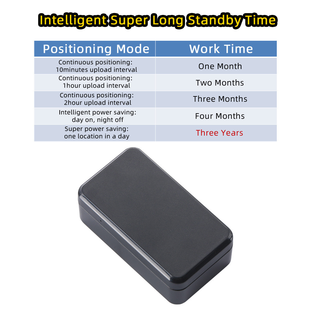 G11 Strong Magnetic Ip67 Waterproof Car Gps Locator Installation-Free Car Alarm 5000 Mah Standby 90 Days