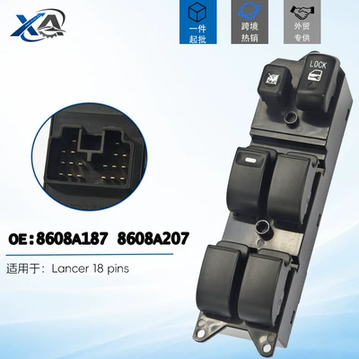 8608A187 glass lifter window switch assembly is suitable for Mitsubishi Lancer 18-pin