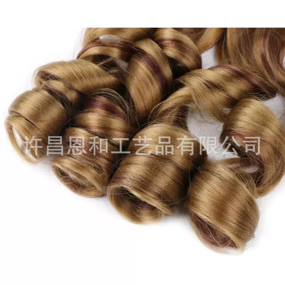 Foreign Trade Wig Women's Hair Twig Loose Roll Horsetail African Dirty Braid Crochet Hair French Natural Large Roll Woven Hair Foreign Trade Wig Women's Hair Twig Loose Roll Horsetail African Dirty Braid Crochet Hair French Natural Large Roll Woven Hair