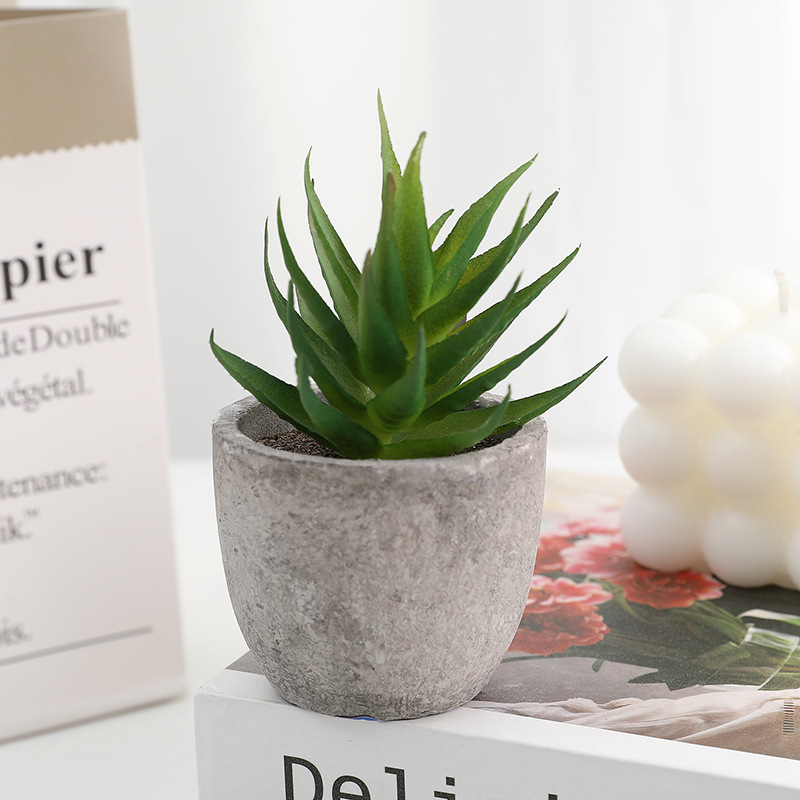 Pulpa artificial suculento bonsai planta verde bonsai chino decoración del hogar Decoración de escritorio mini pequeño bonsai árbol de simulación