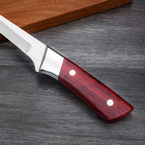 Stainless steel boning knife, special cutting knife for pig killing, meat cutting knife, chef's multi-purpose knife, butchering beef and sheep knife