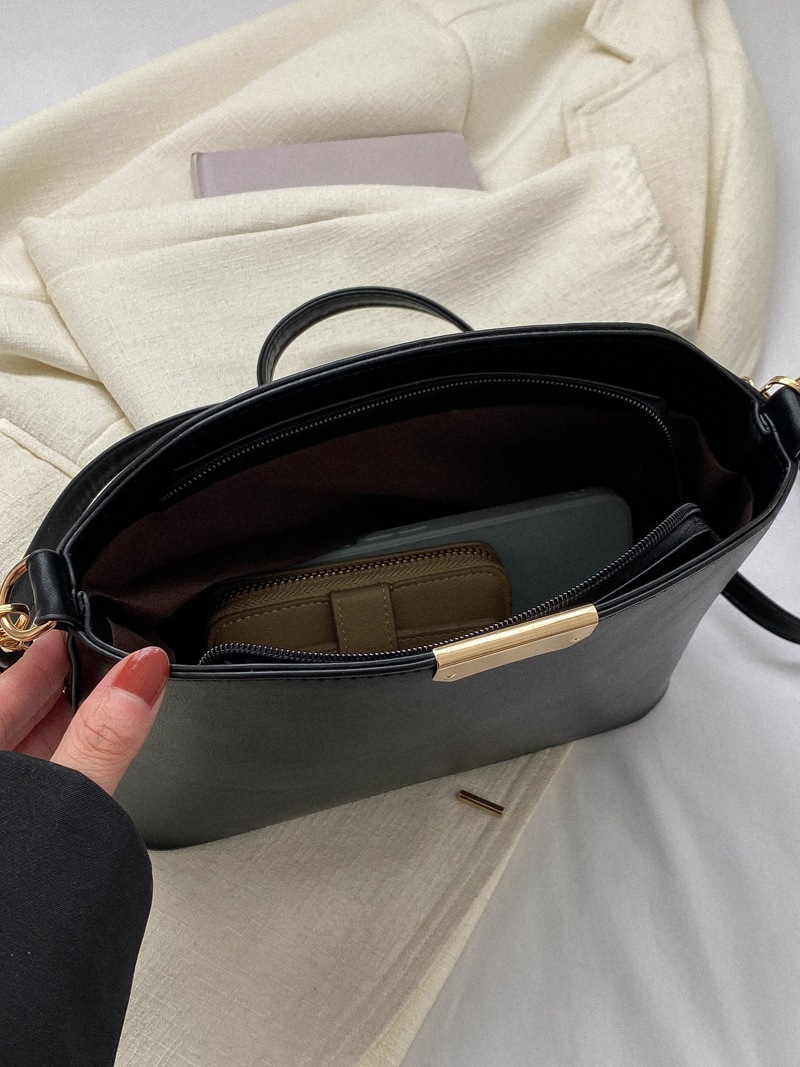 Nuevo 2024, bandolera/bolso de hombro, gran capacidad, bolso pequeño, bolso tipo concha, retro, minimalista, transfronterizo