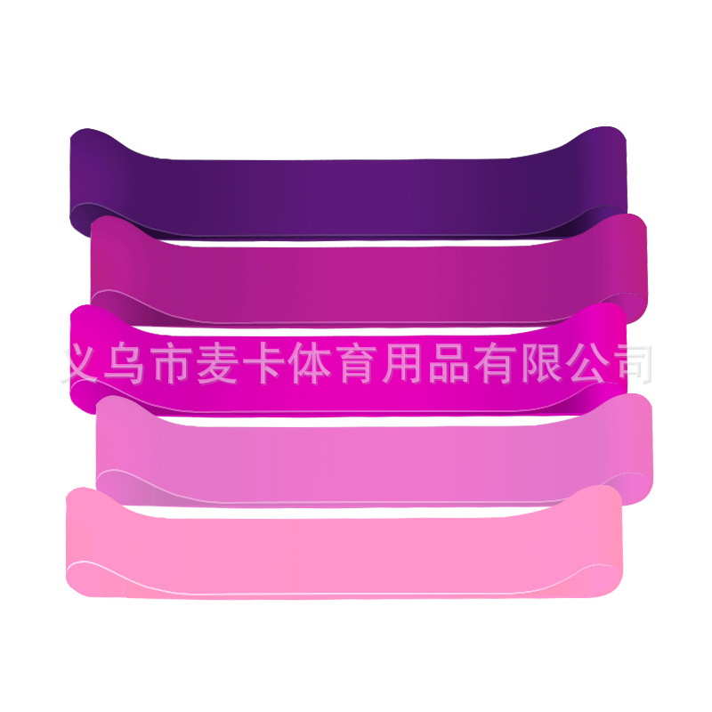 Latex resistance band gradient tension band dance training ring elastic band yoga hip elastic ring