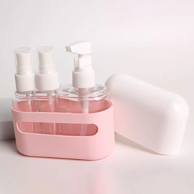 詰め替えボトル旅行セット化粧品ボトルプラスチックボトル家庭用ローションボトルシャンプースプレーボトルセット携帯用収納|undefined