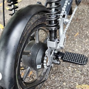 Foot pedal new national standard electric bicycle rear seat modified folding pedal aluminum alloy foot rest accessories