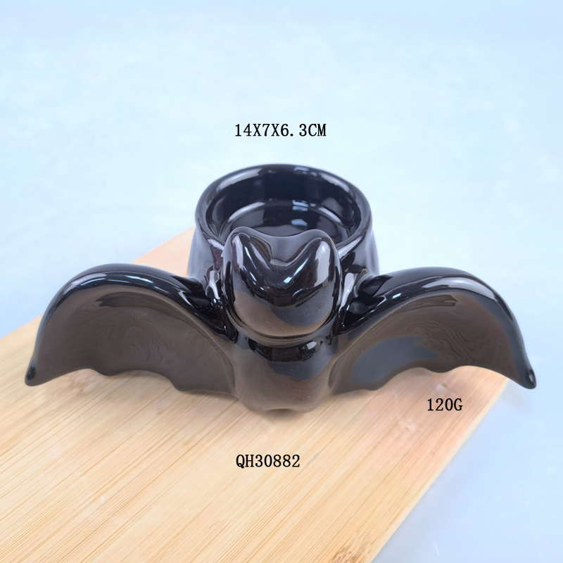 Transfronterizos Amazon Black Black Cat Candlestick para festivales Acción de Gracias Navidad Mesa de comedor chimenea Decoración de hogar