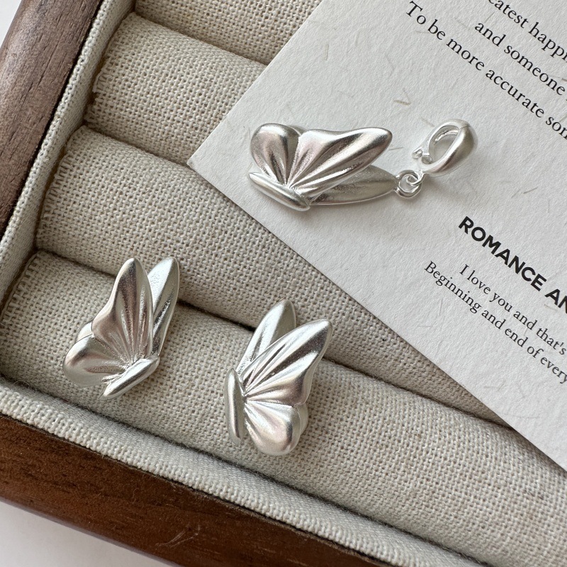 Small design fashionable matte Korean earrings