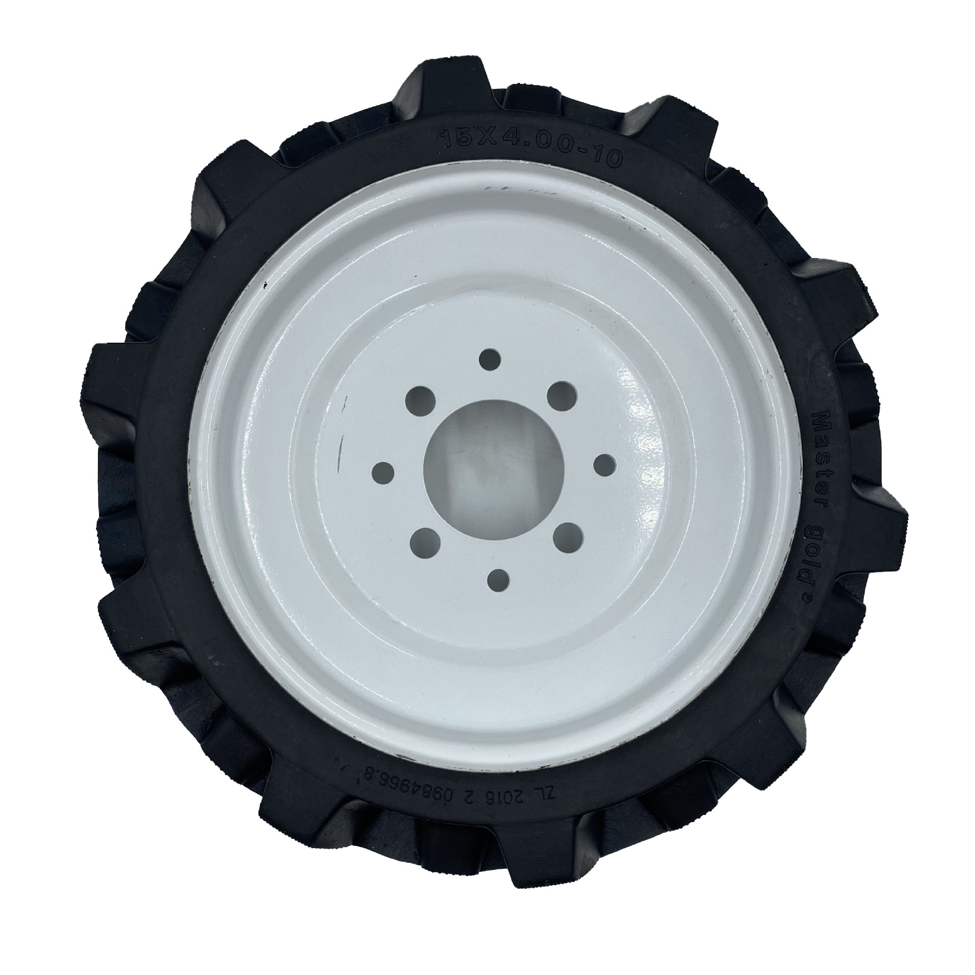 厂家定制04.00-8加重人字花纹实心异型轮胎各种改装车轮子