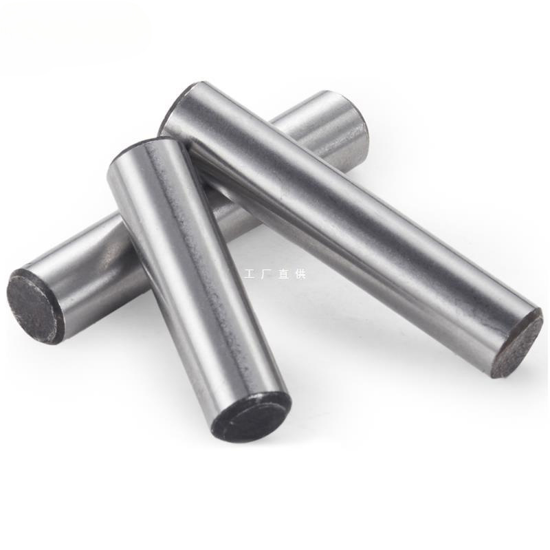 GB119高强度圆柱销中碳45钢淬火直销/销钉定位销M3 4 5 6 8 10-30