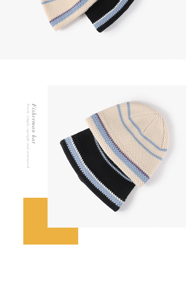 Autumn And Winter Outdoor Versatile Knitted Hats For Female Students Shopping To Keep Warm And Show A Small Face, Simple Ear Protection Wool Hat Tide_voghion.com