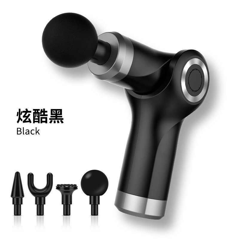 ミニクロスボーダー筋膜ガン家庭用ポータブルプロフェッショナルフィットネス筋肉リラクサー充電式小型マッサージ筋膜ガン|undefined