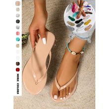 C 30927 Flat candy color beach flip flops ƽ���ǹ�ɫɳ̲����