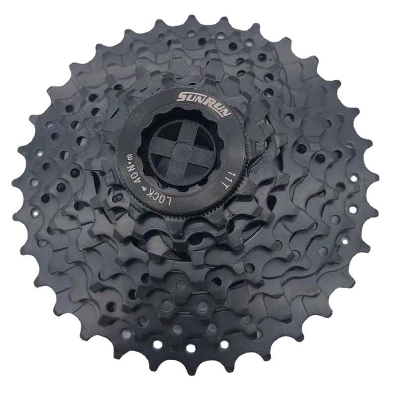 Mountain bike cassette flywheel 8/9/24/27 speed cassette black plate flywheel daily travel speed 8 speed/9 speed gear