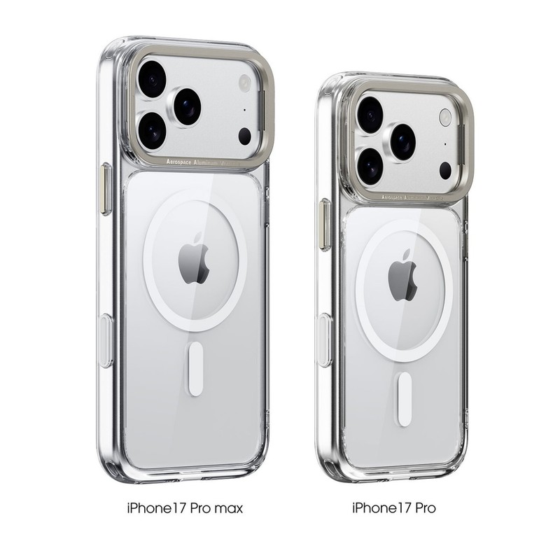 iPhone17air手机壳 晶透隐形支架磁吸壳适用苹果16pro手机保护套|undefined