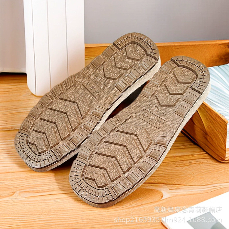 Крючок подошвы нескользящие и износостойкие ручные шерстяные тканые губки для обуви