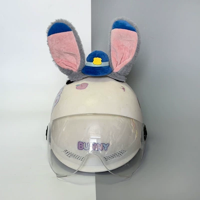 New Judy Rabbit Ear Helmet: Motosiklet dəbilqələri
