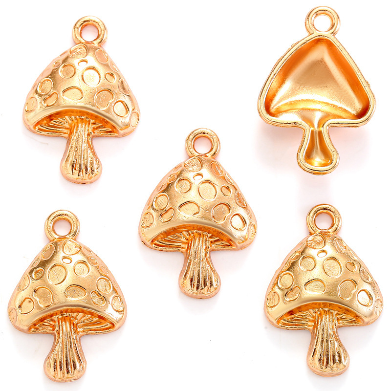 Vintage Style Mushroom Alloy Plating Charms display picture 4