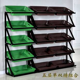 Supermarket Fruit and Vegetable Shelf Multi-layer Display Rack Fruit Shelf Fruit Store Convenience Store Shelf Duogong Wholesale