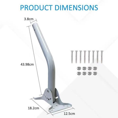 38-inch thickened and thickened wireless bridge, outdoor general-purpose bridge device, 5GL type fixed antenna bracket
