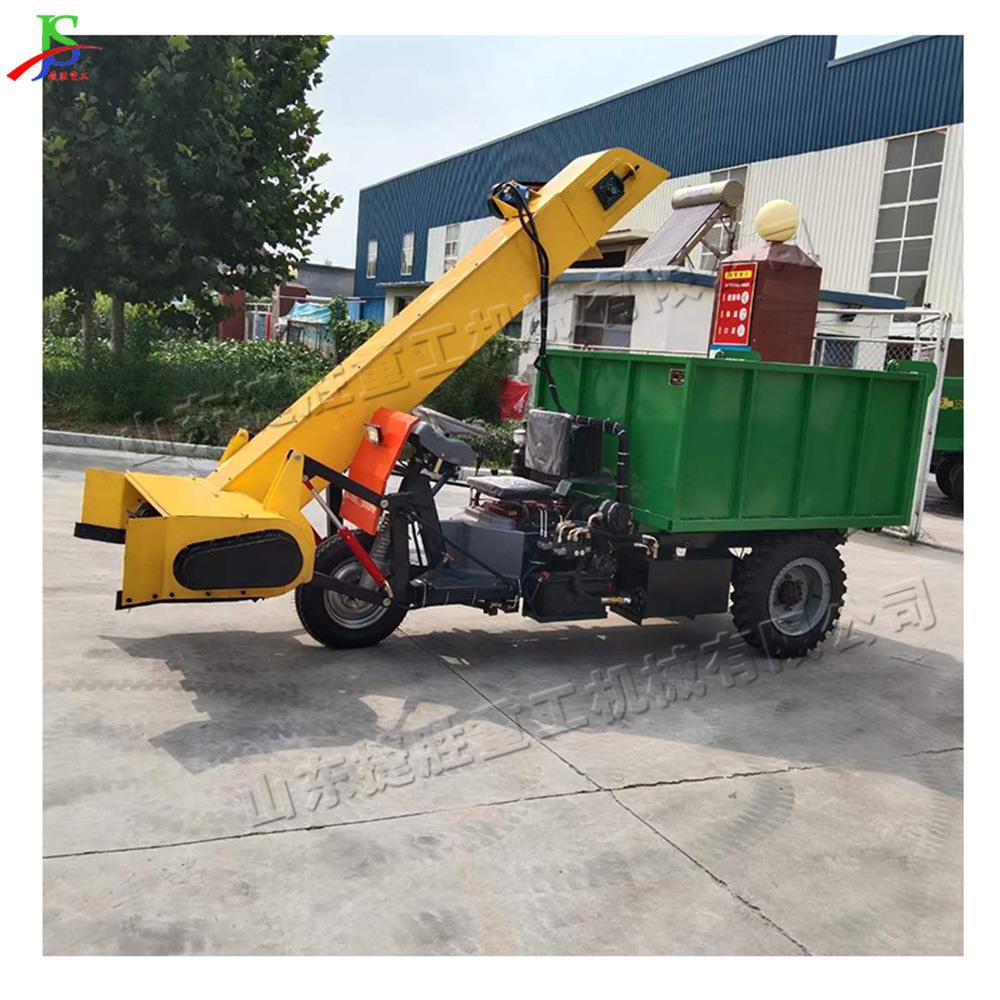 Una máquina de transporte de limpieza de estiércol para industria de cría de ganado y transporte de elevación en espiral para camión hidráulico automático de descarga automática