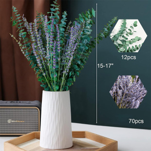 Lavender eucalyptus mixed bouquet eternal flower real flower bouquet home flower arrangement living room decoration bouquet wholesale
