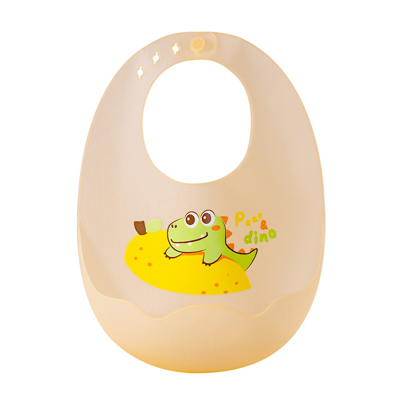 Bebé que come babero de silicona tridimensional impermeable para niños babero suplemento alimenticio para bebés babero súper suave y ligero desechable