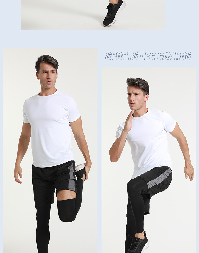 Couvre-jambes respirant compressé pour cyclisme en plein air, protection des jambes pour basket-ball, football, course à pied, bras et genoux sous pression_voghion.com