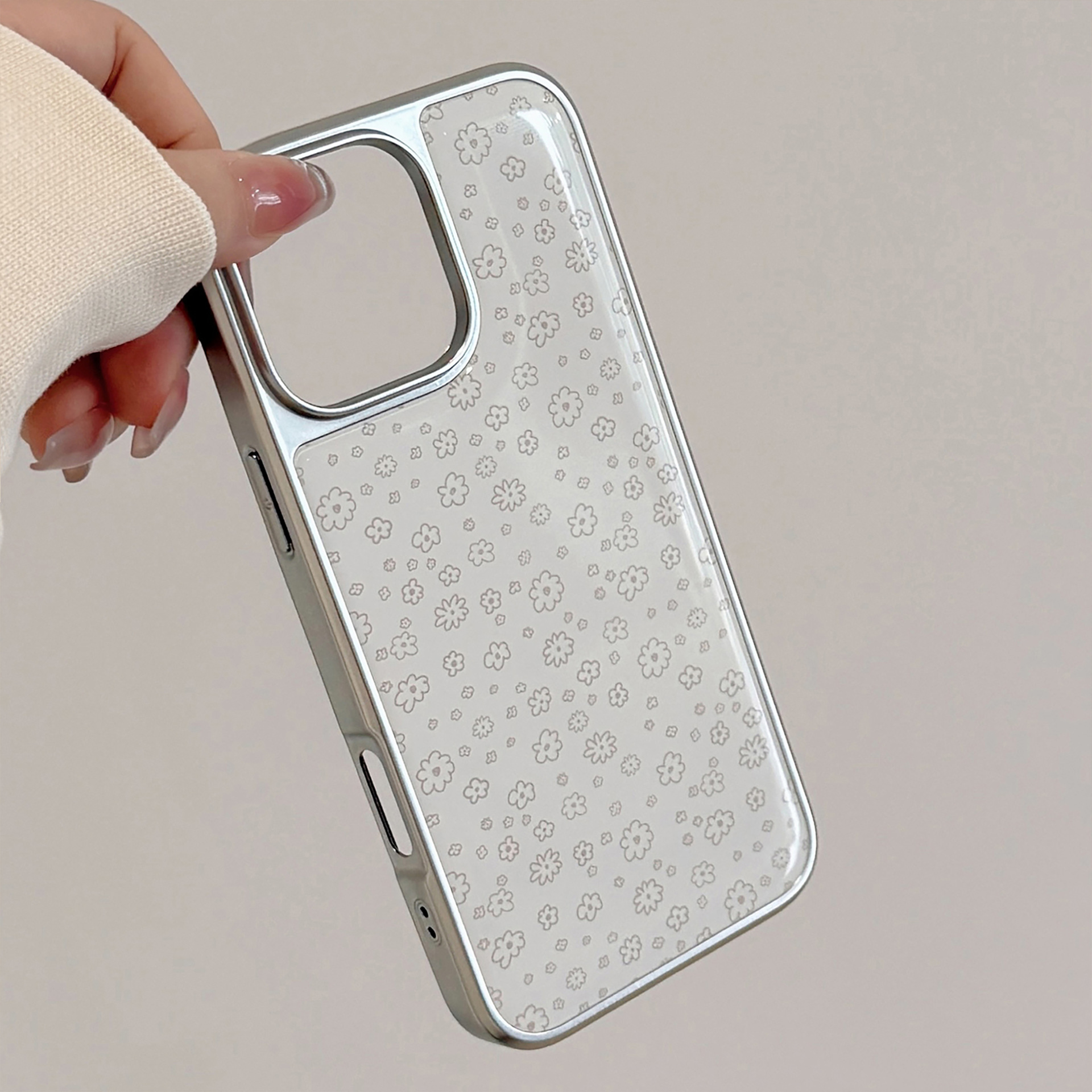 Coque de protection à motif fleurs pour iphone et huawei_voghion.com
