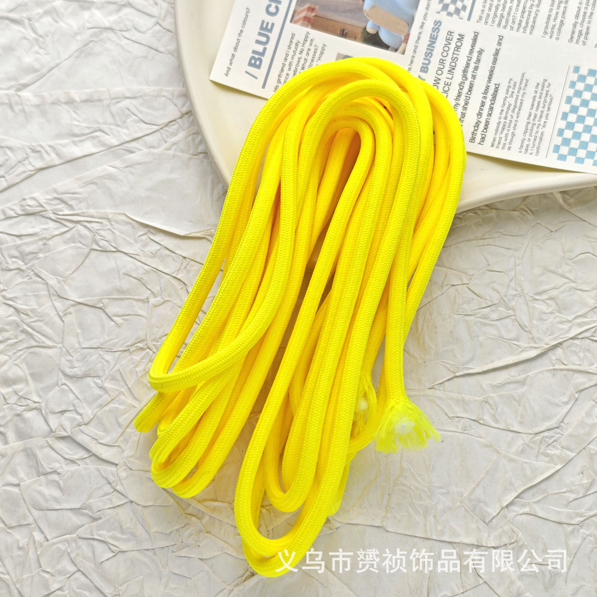 Cuerdas trenzadas de poliéster de color DIY accesorios accesorios de joyería hechos a mano cuerdas de cuentas de teléfono móvil llavero colgante paquete de material de cuerda