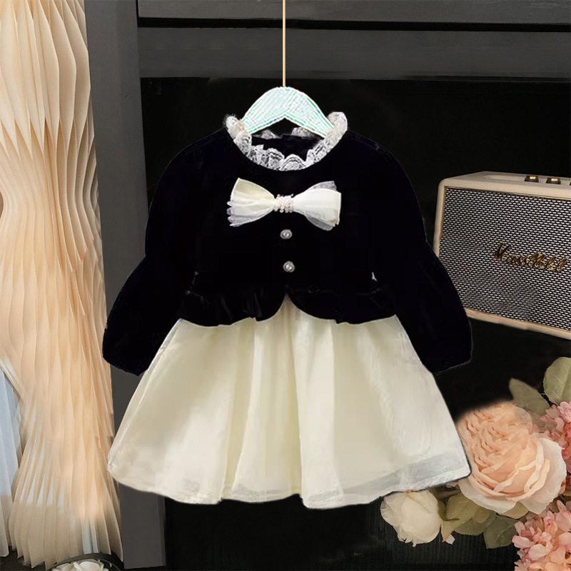 New style dress girls in autumn, trendy trendy. Children's clothing for spring and autumn. Little_voghion.com