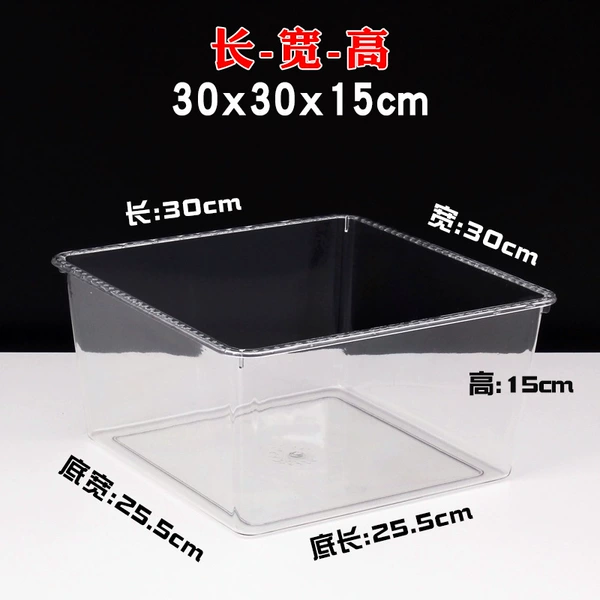 ☆✷Length 30cm Width 30cm Height 15cm Transparent without cover☆✷