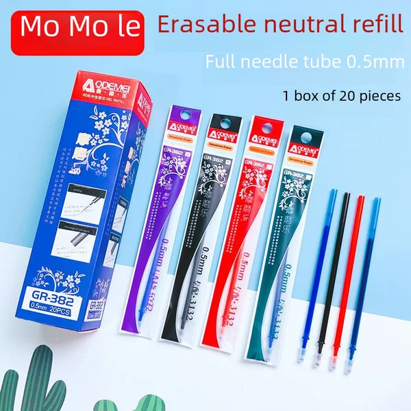 382 Transparent Core Business Office Student Erasable Refill Refill Odemi Magic Erasable Neutral Core 0.5mm