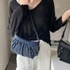 Universal one-shoulder bag, denim underarm bag, shoulder bag, Korean style