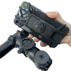Sukou360回転防振シリコン結束板快分解携帯電話スタンド車はガーミン佳明xossコードテーブルスタンドを適用する