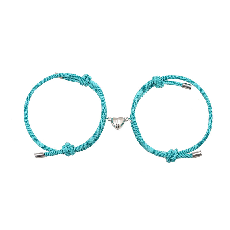 Alliage Coeur Aimants Attirer Simple Couple Bracelets Une Paire De Bijoux En Gros Nihaojewelry display picture 6