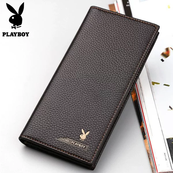 New Multifunctional Card Bag Playboy Wallet Men's Wallet Long Wallet Wallet Card Bag Coin Wallet Wallet Wallet