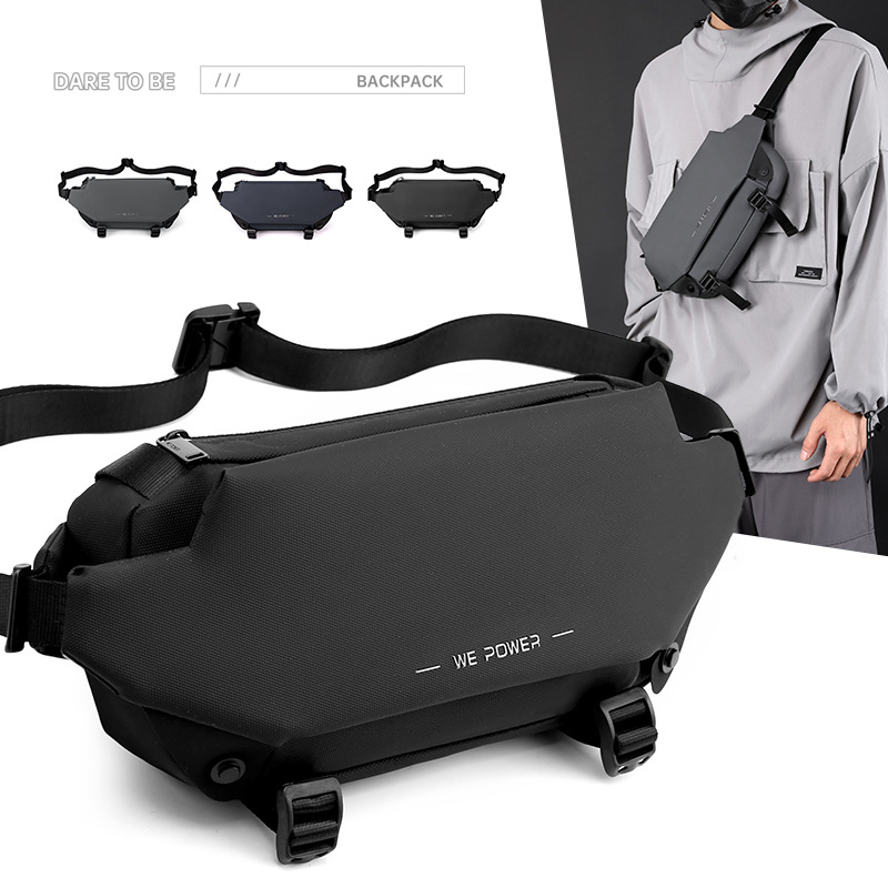 Nuevo wepower crossbody bolso de los hombres de alta calidad bolsa de pecho invisible taza de agua bolsa de hombro bolsa de mensajero bolsa de cintura de moda
