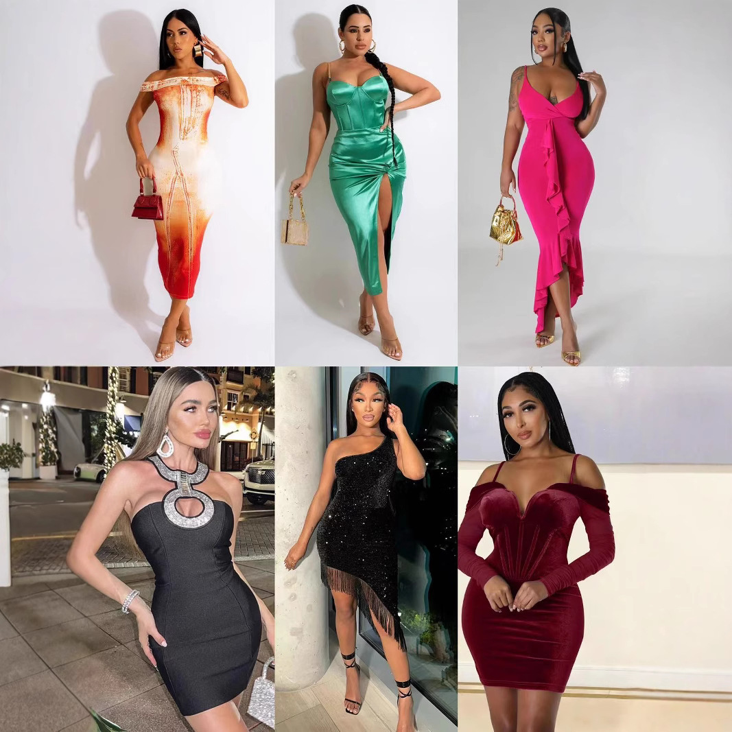 Vestido de Amazon Marcas de moda europeas y americanas Dazy, Lovito, Yions, Emery Rose